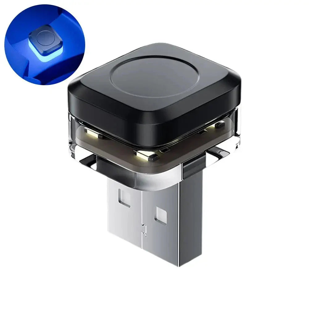 Mini USB LED Car Light – Colorful Interior Atmosphere & Emergency Lamp