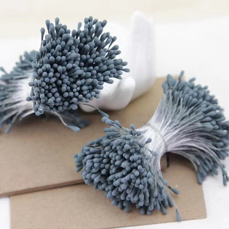 400/800pcs Flowers Stamen 55mm DIY Artificial Flowers Wreath For Wedding Party Home Decor Flower Core Stamen Flower Accessories
