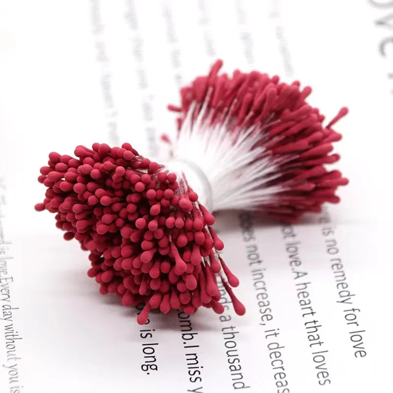 400/800pcs Flowers Stamen 55mm DIY Artificial Flowers Wreath For Wedding Party Home Decor Flower Core Stamen Flower Accessories