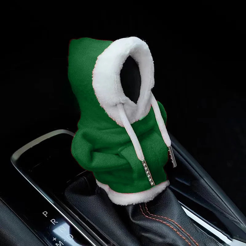 Gear Shift Hoodie, Gear Shift Cover, Universal Car Shift Knob Hoodie, Mini Hoodie for Car, Automotive Interior Cute Gadgets