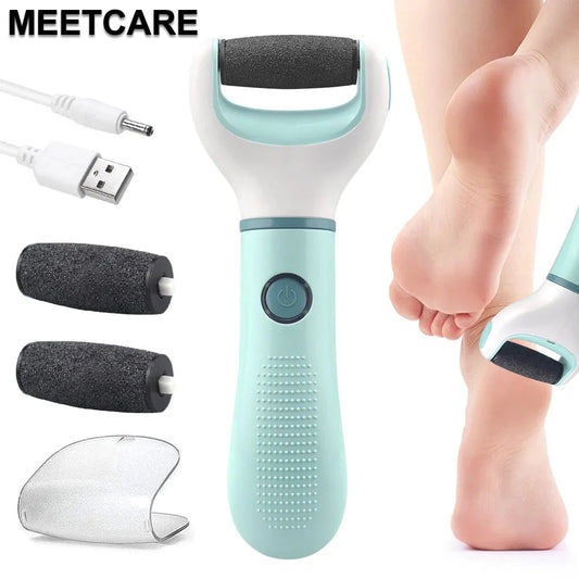 Electric Foot Grinder - Wireless Pedicure Tool for Dead Skin, Calluses, and Cracks