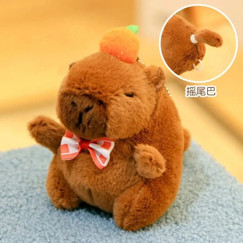 Cute Capybara Plush Toy Hoodie – Small Winged Stuffed Doll for Kids