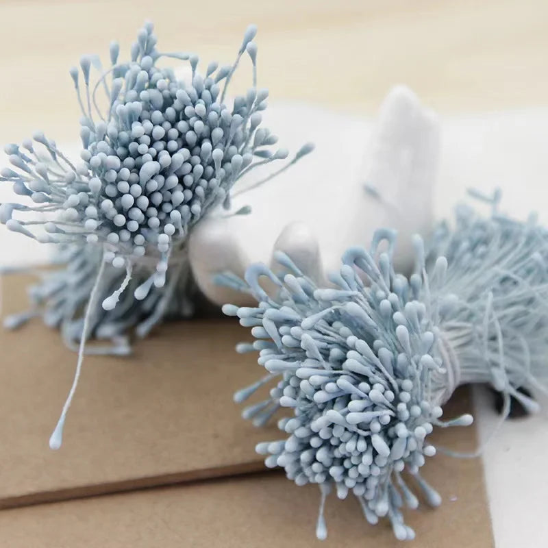 400/800pcs Flowers Stamen 55mm DIY Artificial Flowers Wreath For Wedding Party Home Decor Flower Core Stamen Flower Accessories