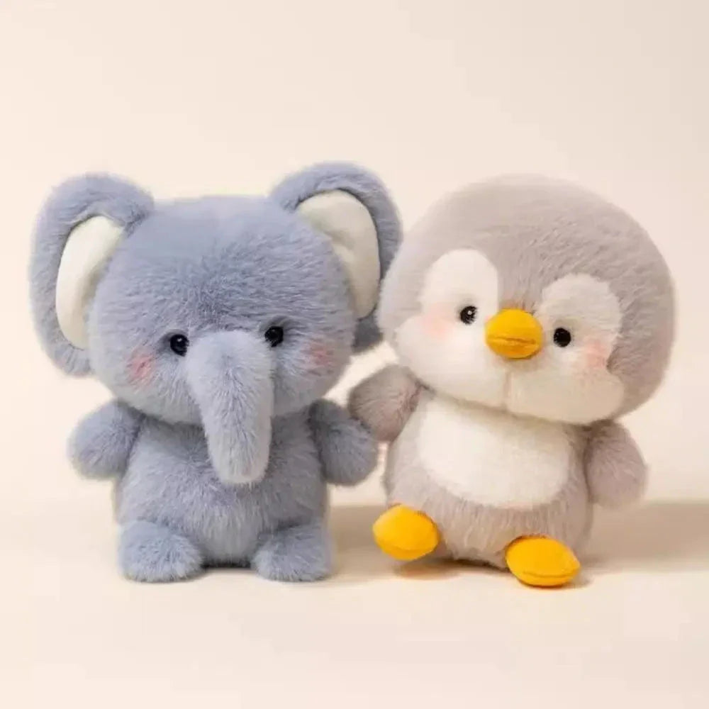 16cm Plush Companion Doll – Soft Capybara & Elephant Stuffed Toy