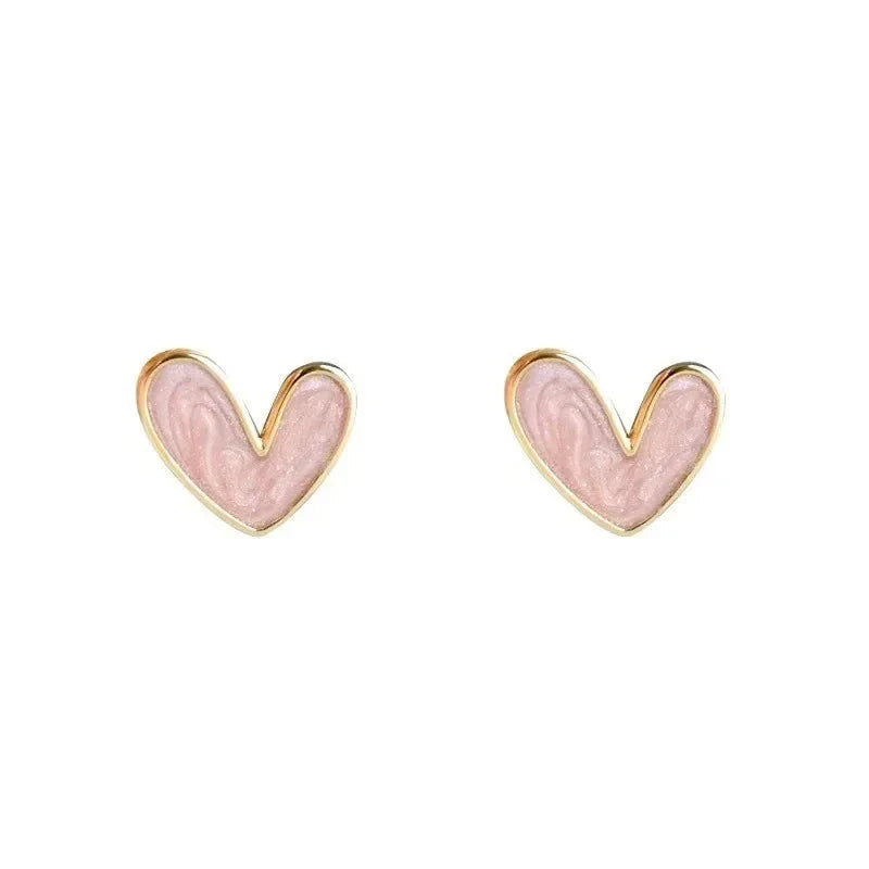 Love Heart Pearl Drop Earrings – Sweet Elegant Jewelry for Women