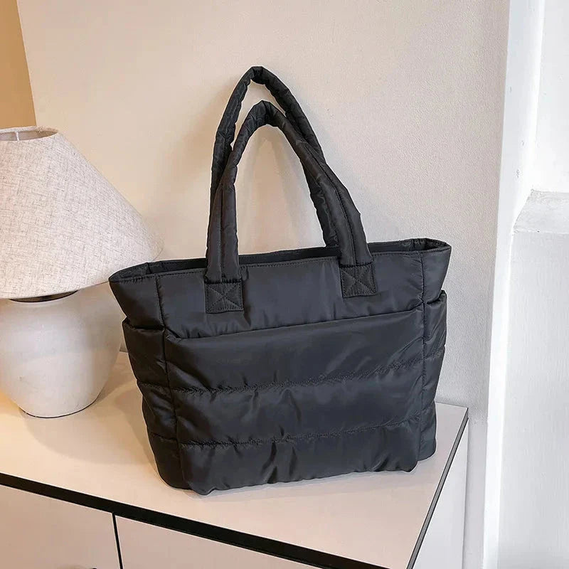 Large Capacity Women’s Tote Bag – Messenger Shoulder Handbag with Pockets