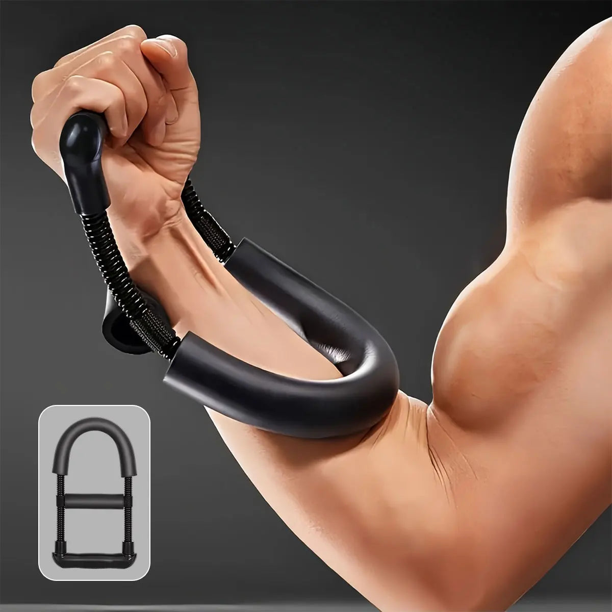 1Pcs 45LB Adjustable Forearm for Strength Trainer Hand and Wrist Training Improves Grip Strength and Endurance