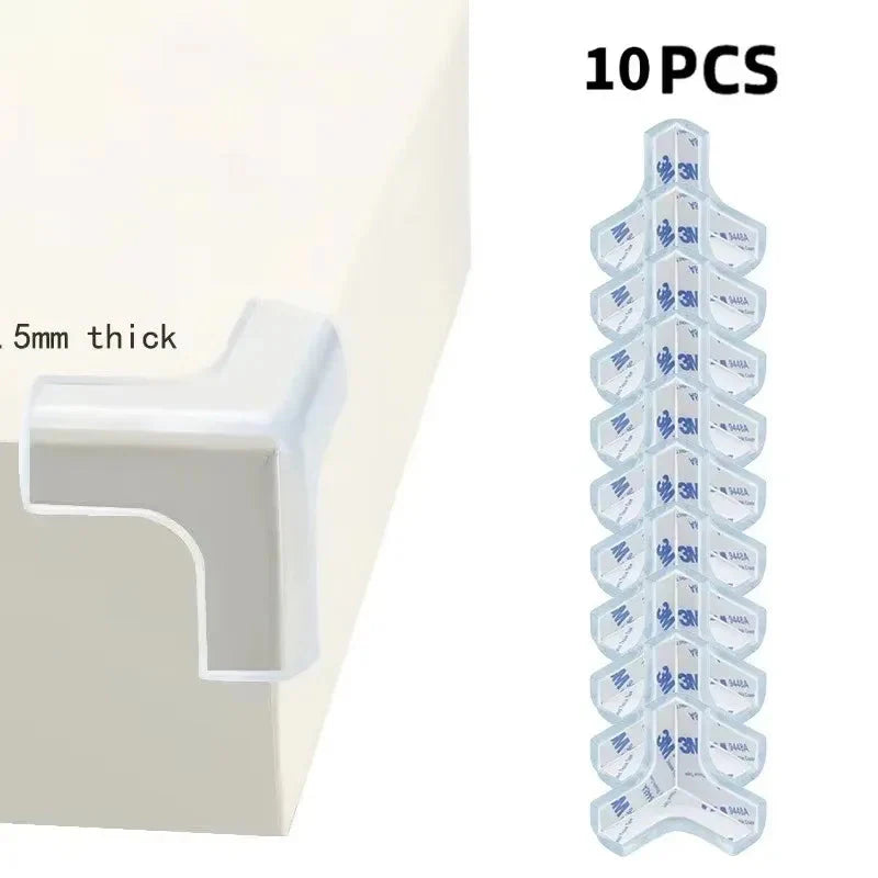 Transparent Baby Safety Strip with Double-Sided Tape for Furniture