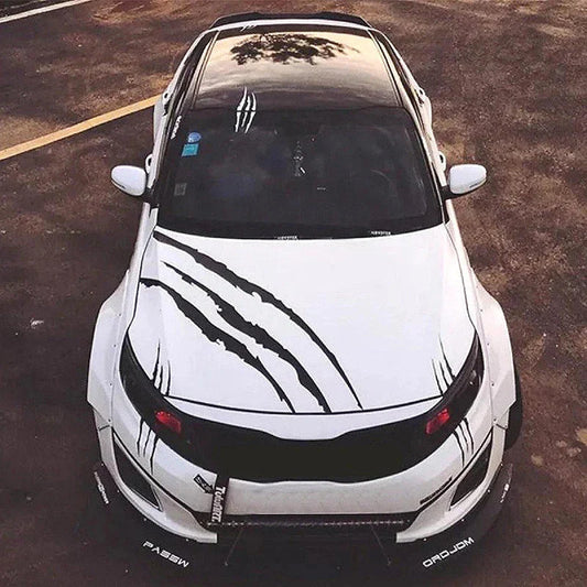 Car Stickers Ghost Claw Car Hood Vinyl Sticker Creative Modification Reflective Stickers Devil Paw Scratches Car Decoration