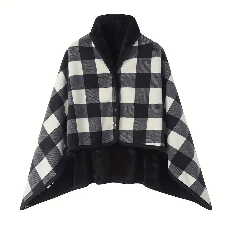Wearable Blanket Shawl – Flannel Lazy Office Wrap