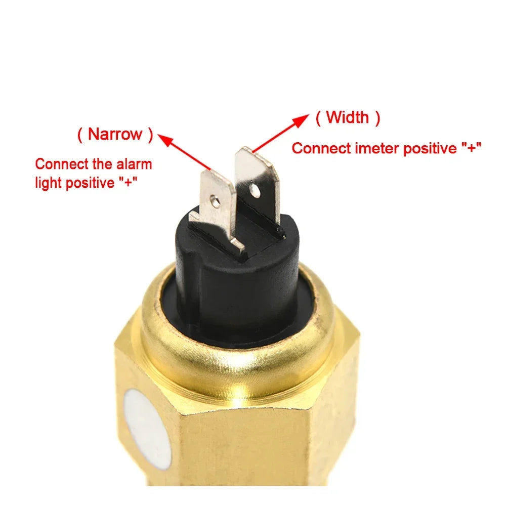 14MM 16MM 17MM 21MM Water Temperature Sensor 1/4NPT 3/8NPT 1/2NPT Vdo Temperature Sensor Vdo Meter for Car Auto Truck Boat