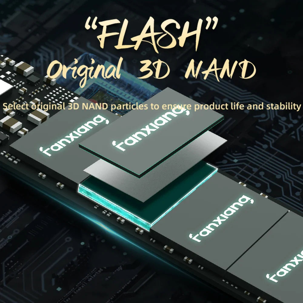 Fanxiang M.2 SSD Hard Disk 1TB 2TB 4TB 7400MB/s NVMe M2 SSD PCIe3.0/4.0 Internal Solid State Drive Local Delivery S500 Pro/S790