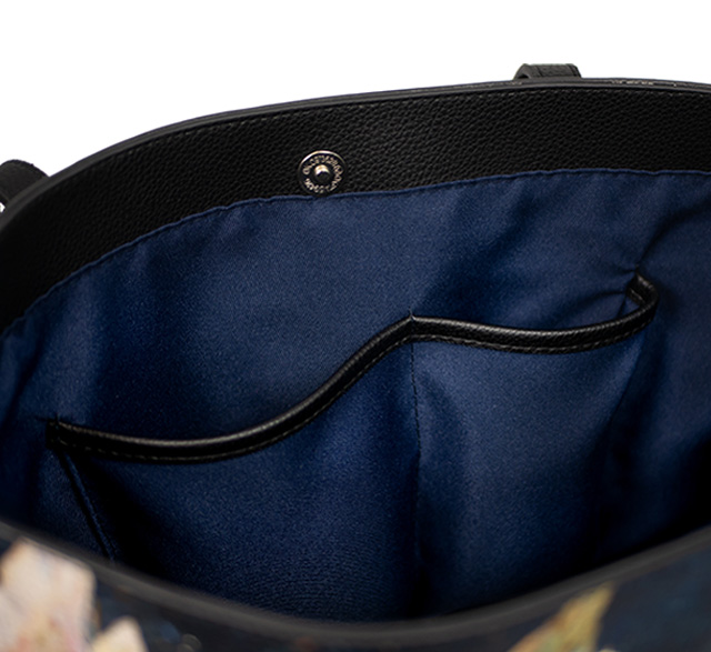 Beautiful Confident Woman Vegan Leather Tote Bag