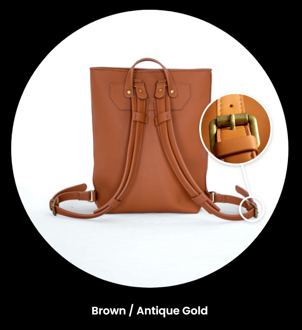 Rose Garden Vegan Leather Backpack
