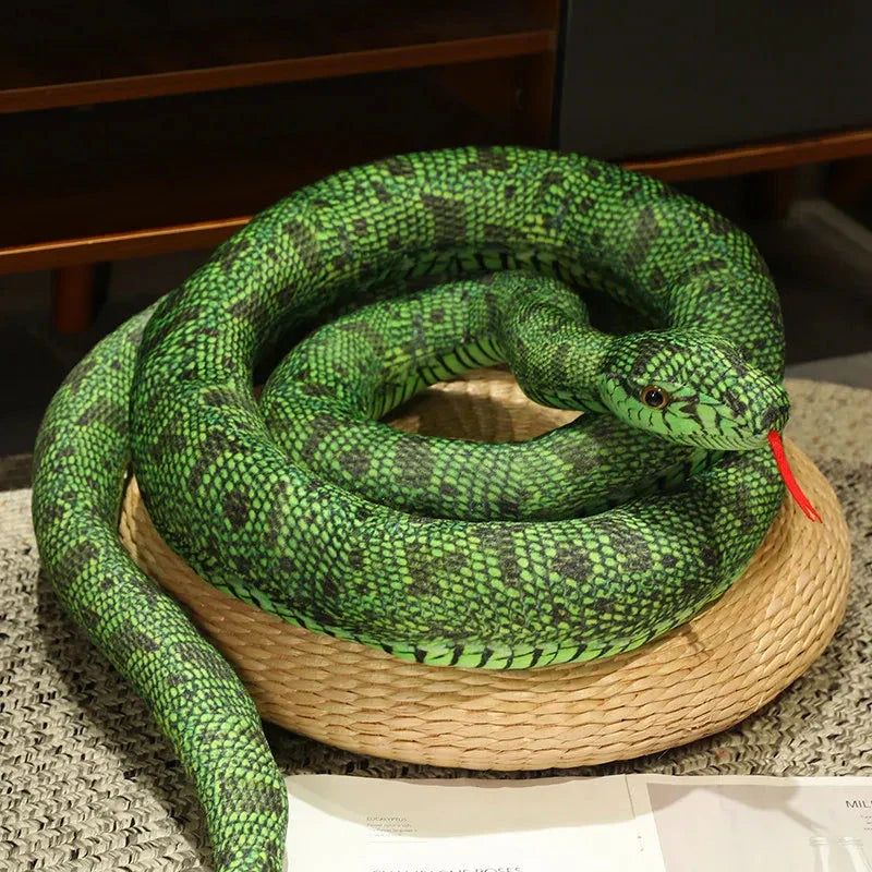 Artificial Python Plush Toy – Long Snake Soft Plush Home Decor