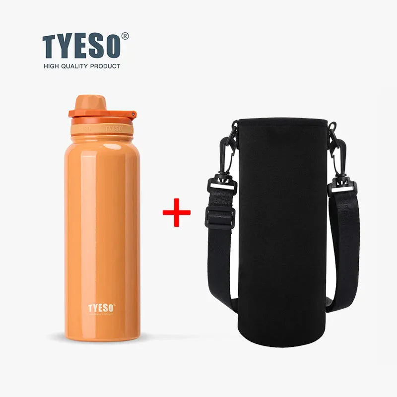 Stainless Steel Insulated Water Bottle (600-1200ml) | Hot & Cold Thermal Tumbler with Handle | Portable Vacuum Flask for Sports & Travel