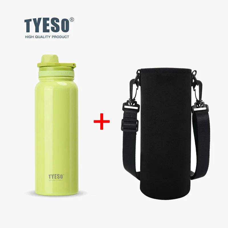 Stainless Steel Insulated Water Bottle (600-1200ml) | Hot & Cold Thermal Tumbler with Handle | Portable Vacuum Flask for Sports & Travel
