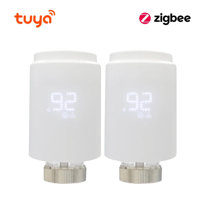 Tuya Smart Home Zigbee 3.0 Thermostatic Valve Radiator Zigbee Thermostat Radiator Zigbee Thermostatic Valve Alexa Google Home