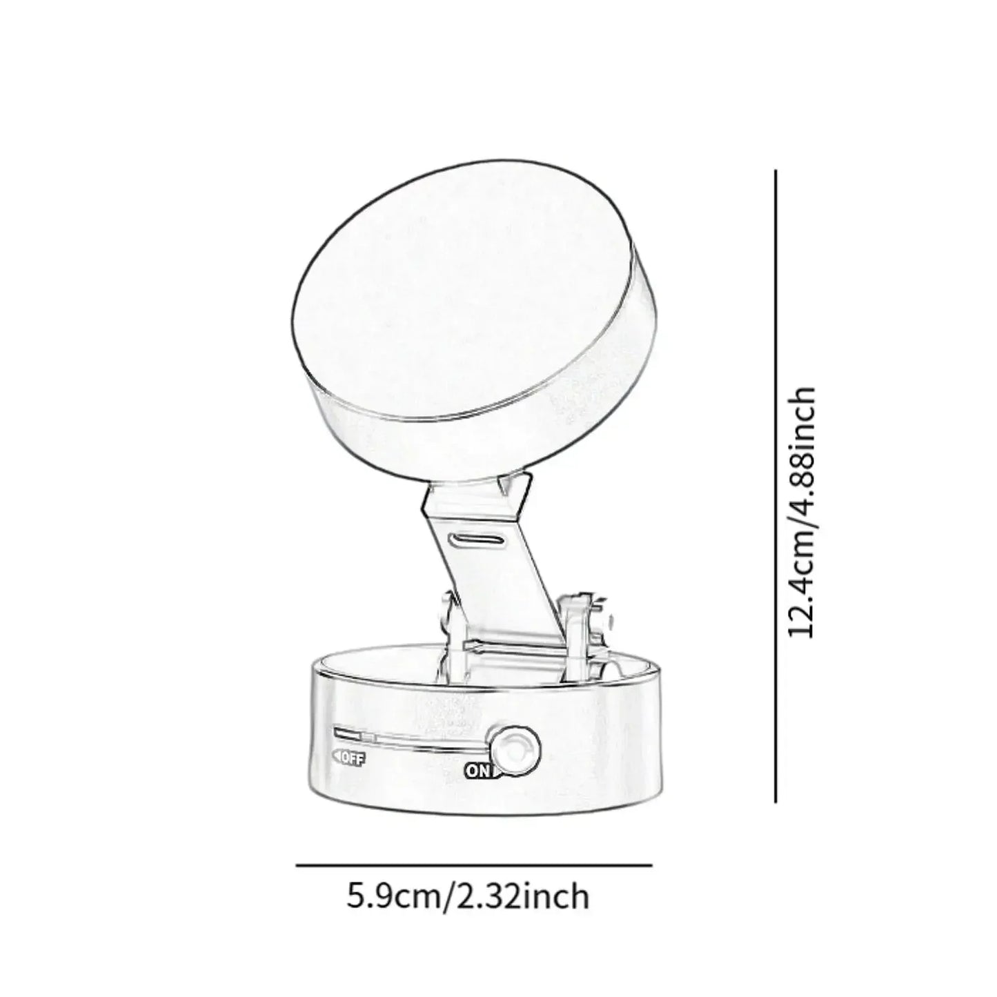Professional Car Phone Holder with Strong Vacuum Suction Simple Install Adjustable Angle Phone Stand Mount for Vehicle