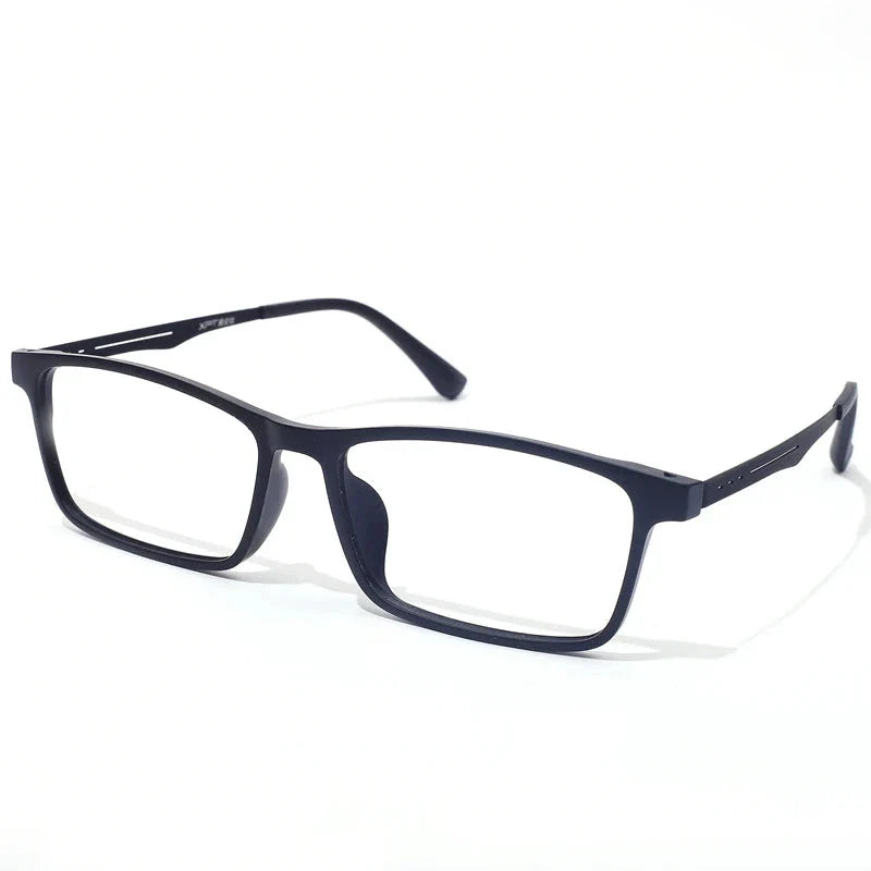 Super Light Rubber Titanium Glasses – Square Prescription Frame Unisex