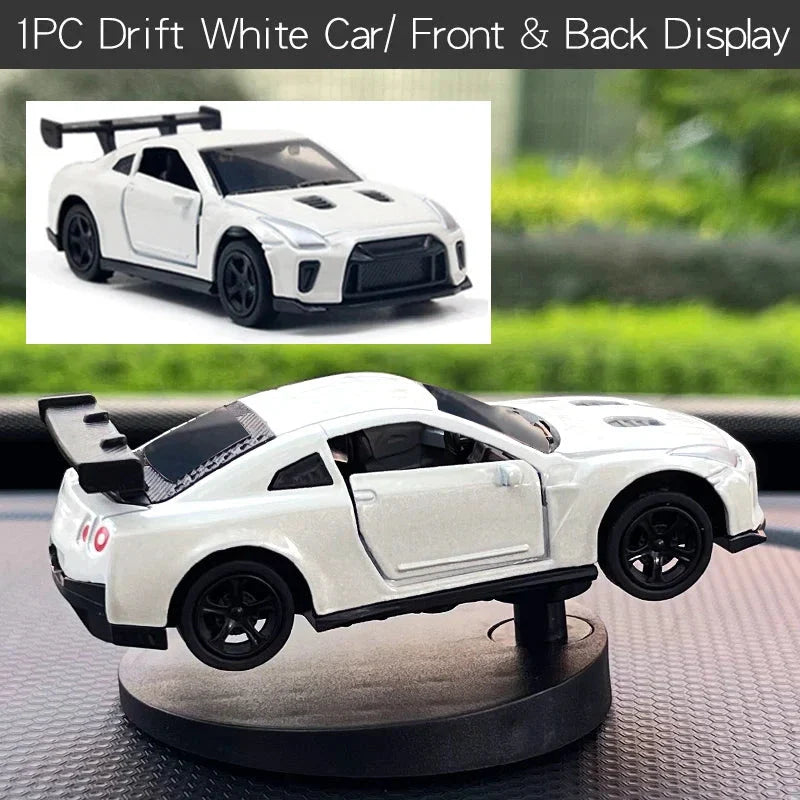 Drift Car Dashboard Swing Toy - Cool Sports Race Ornament for Car Interior Decor