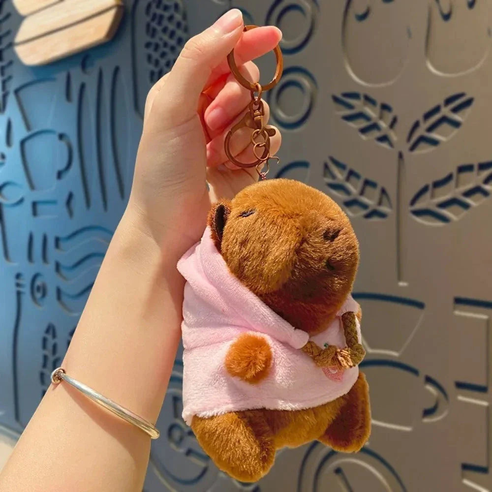 Cute Capybara Plush Toy Hoodie – Small Winged Stuffed Doll for Kids