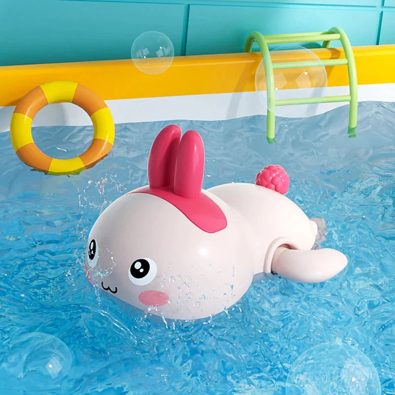 Baby Bath Toys - Swimming Clockwork Dolls & Tortoise | Fun & Safe Water Play for Kid