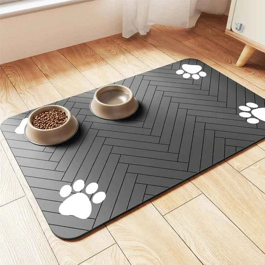 Waterproof Pet Feeding Mat for Clean Floors