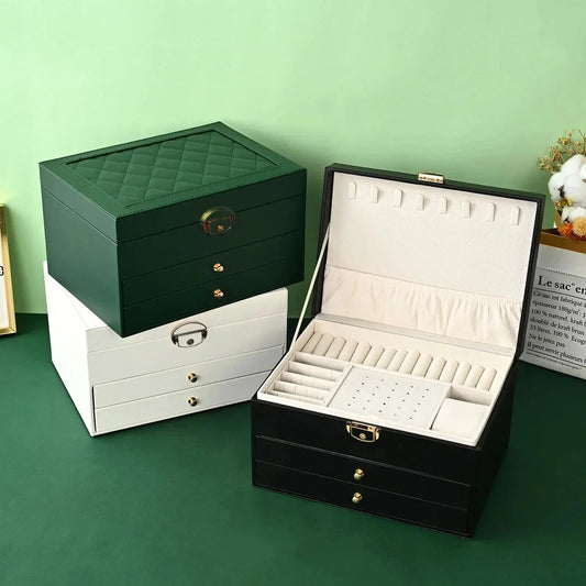 Multi-Layer Drawer Jewelry Box – Earring Organizer
