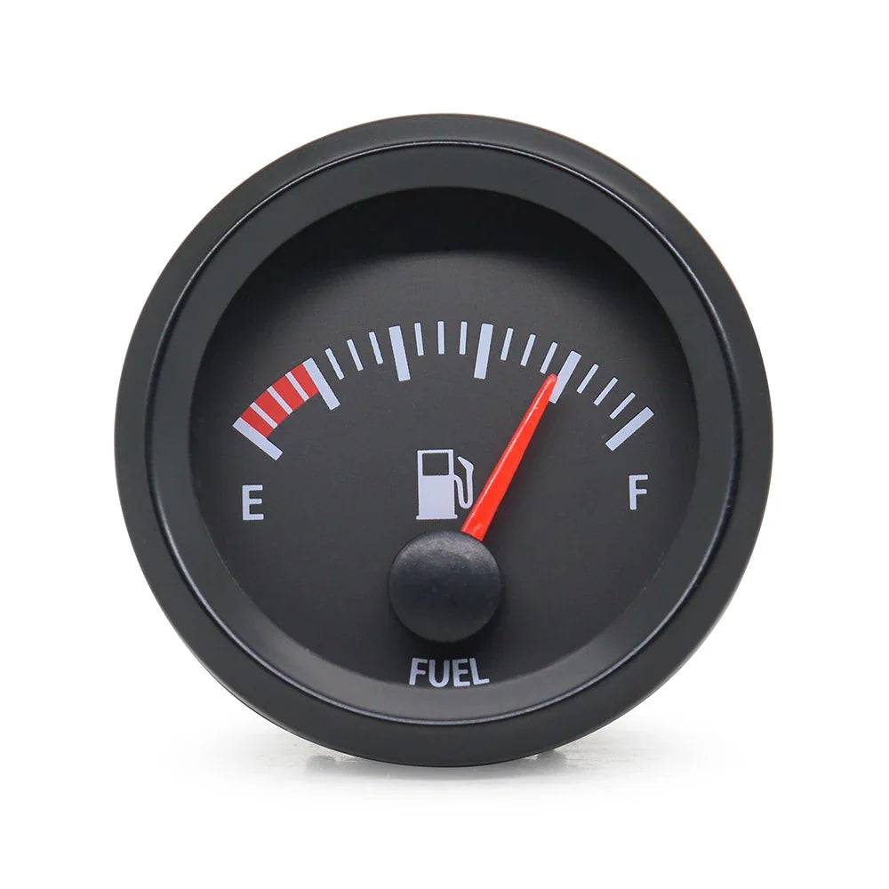 52MM Gauge 12V Water Temp Oil Temp Gauge Oil Press Fuel Volts Gauge Air Fuel Ratio Boost Exhaust Temp Meter Black Face Gauge