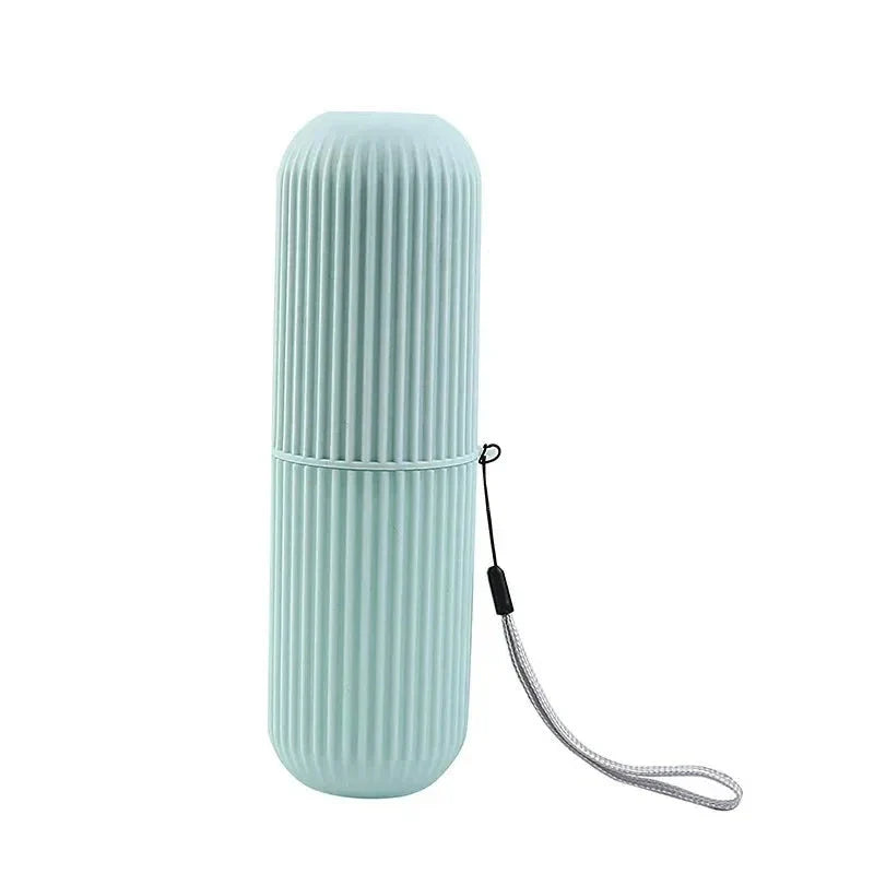 Portable Toothbrush & Toothpaste Holder – Travel Storage Organizer