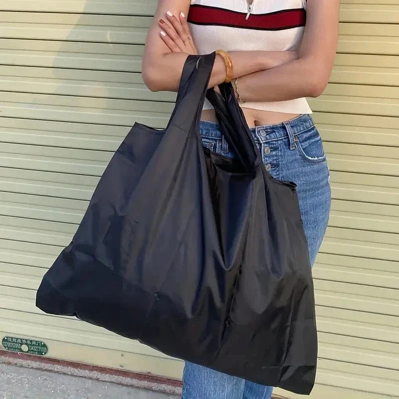 Large Capacity Foldable Grocery Bag – Waterproof Reusable Shopping Tote