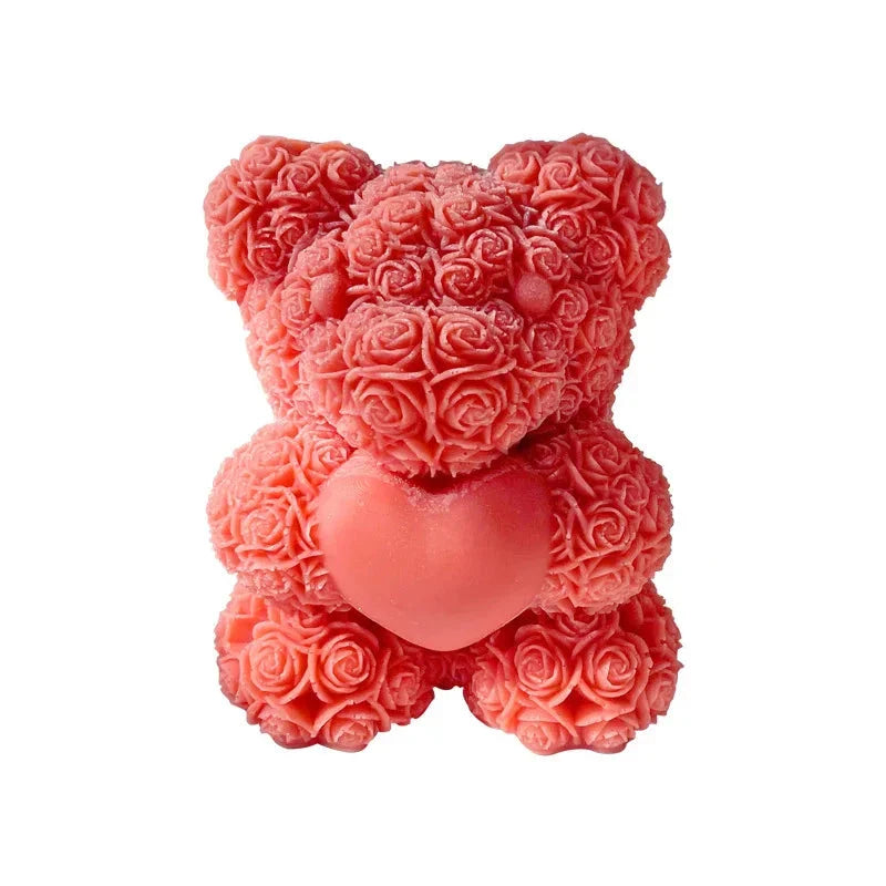 3D Bear Hug Silicone Candle Mold – Cute DIY Bear Candle, Soap & Resin Craft Mold for Handmade Gifts & Home Décor