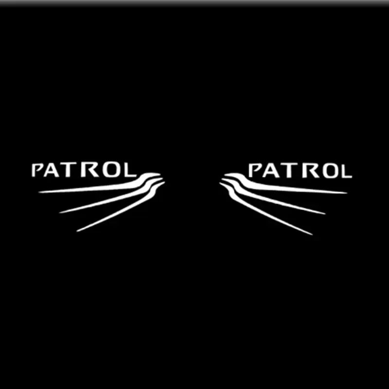 Led Car Door Welcome Light Logo Projector for Nissan Patrol 2010-2021 Ghost Shadow Atmosphere Lamps Auto Accessories