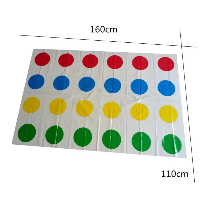 Twist Body Move Game Mat – Funny Family Party Board Game for Kids & Adults
