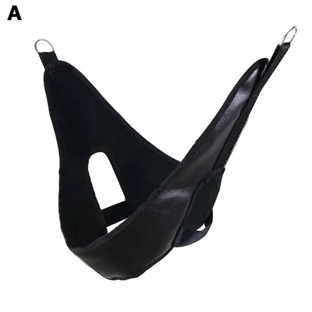 Over Door Cervical Traction Device – Adjustable Neck Stretcher with Comfort Cushion