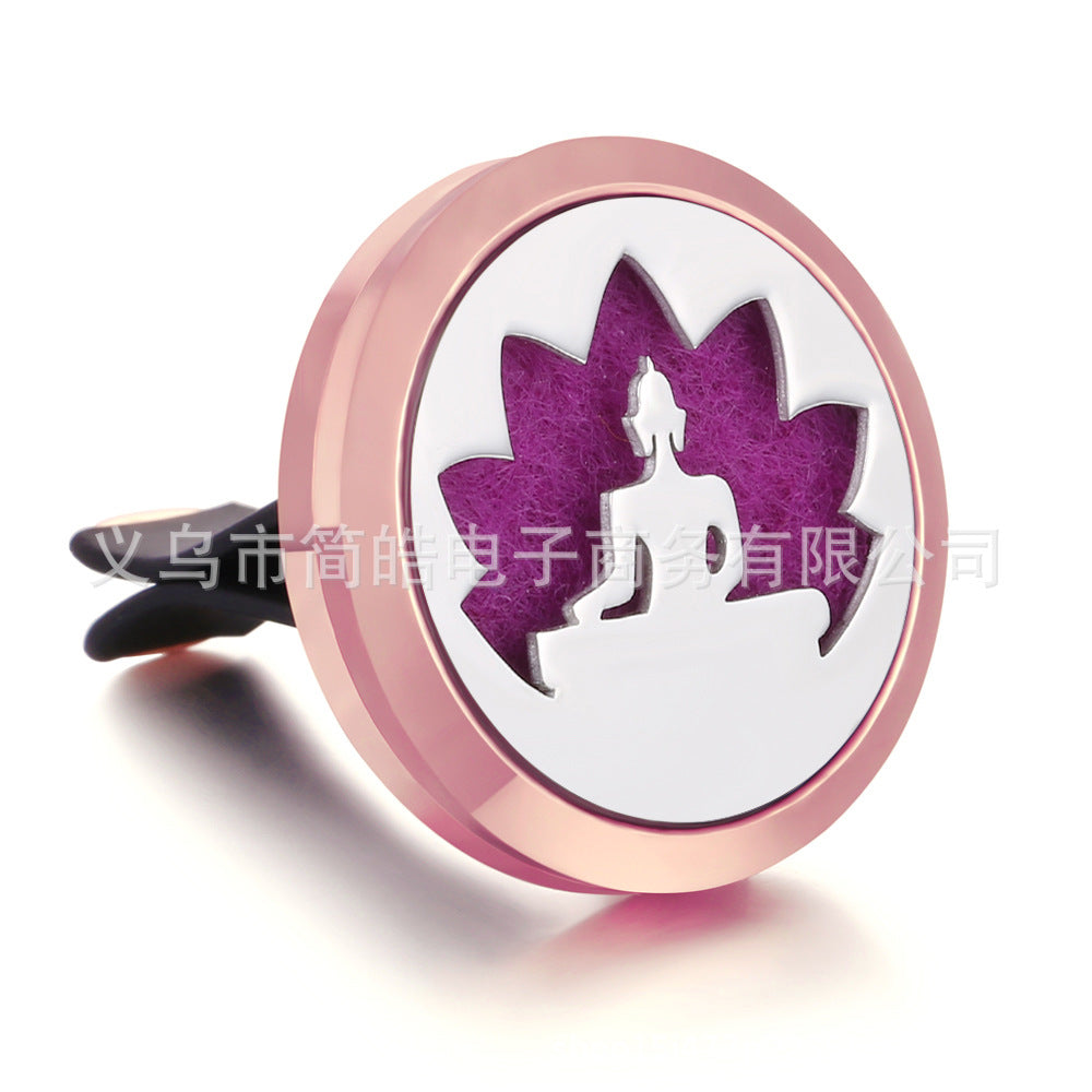 Rose Gold Car Air Freshener Clip with Decorative Box