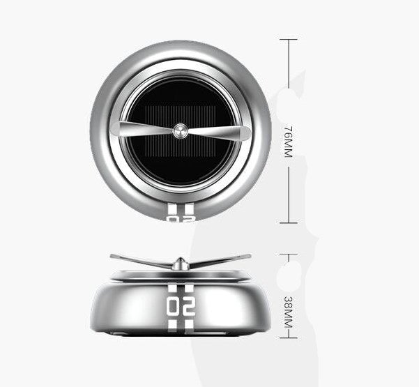 Solar-Powered Car Air Freshener with Lasting Fragrance