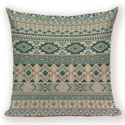 Abstract Geometric Pillow Cover Vintage Style Cushion Cover Home Decoration Linen Cotton Pillow Case For Bed Sofa Couch Bed Chair Decorative Throw Pillow Covers for Bed Pillowcases Fall Throw Pillows for Couch 45X45cm
