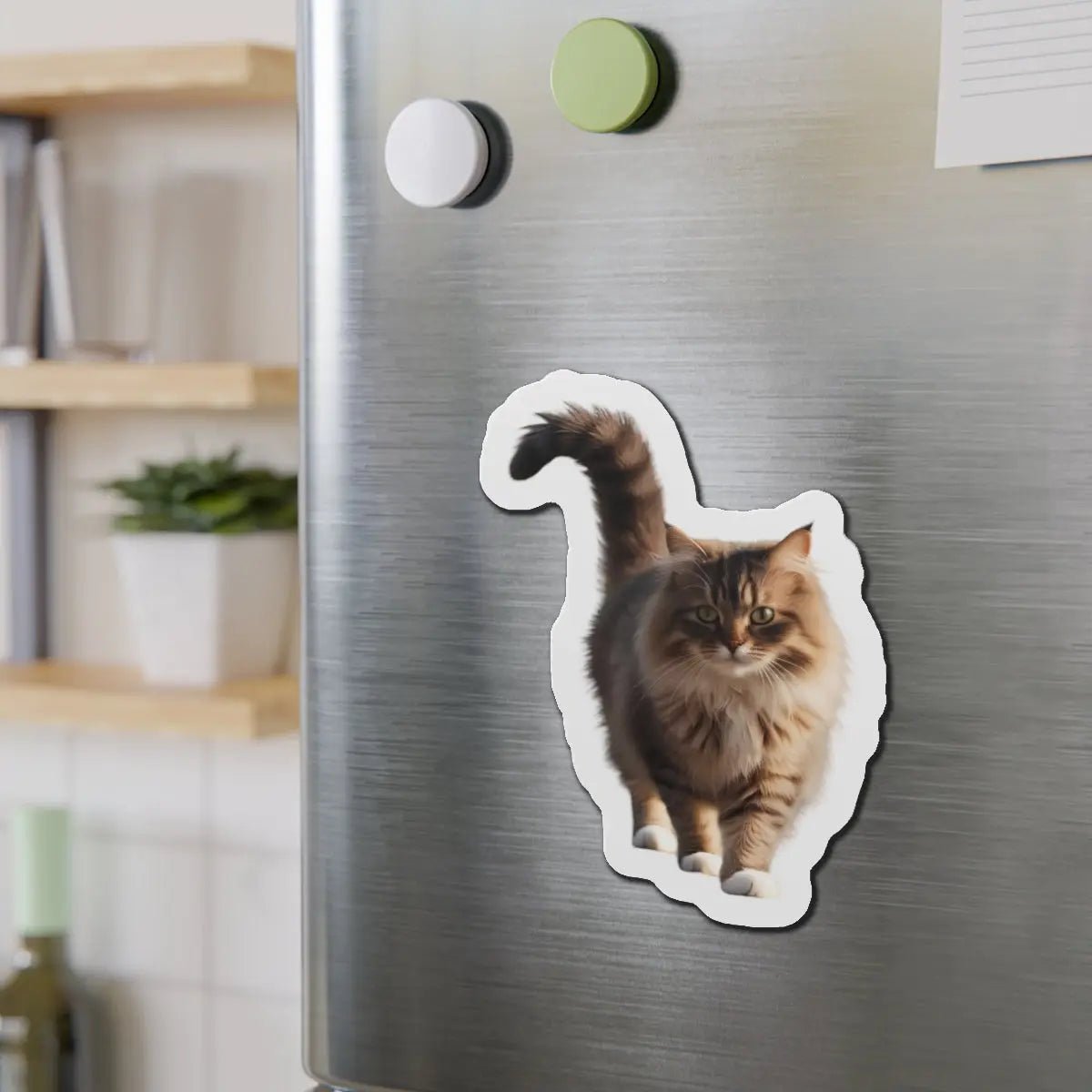 Adorable Cat Die-Cut Magnet - Perfect for Cat Lovers & Home Decor