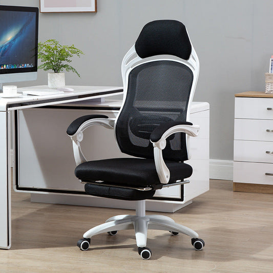 Ergonomic Gaming Chair for Computer & Office Use - Adjustable Lumbar Support and Breathable Mesh
