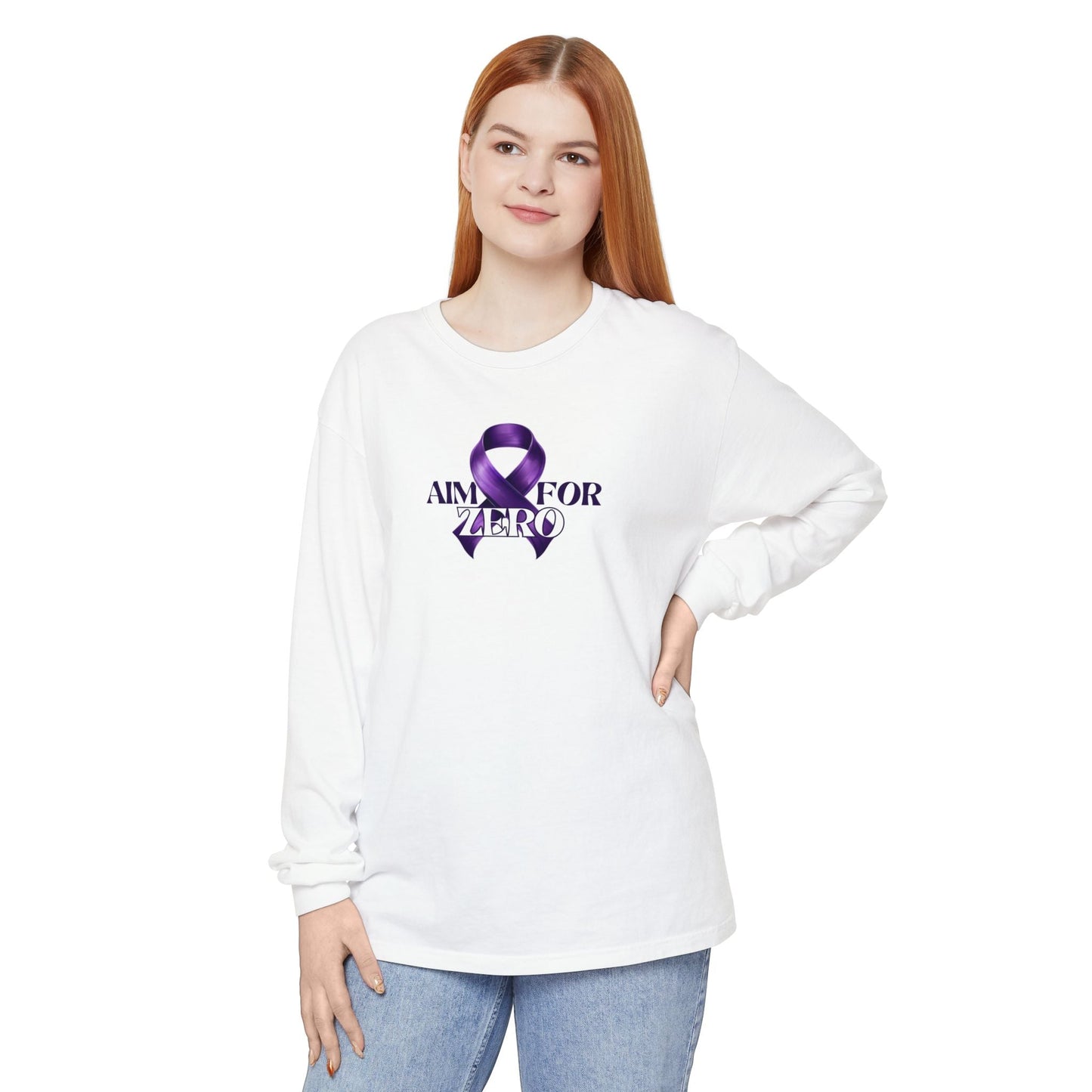 Aim for Zero Long-Sleeve Unisex T-Shirt