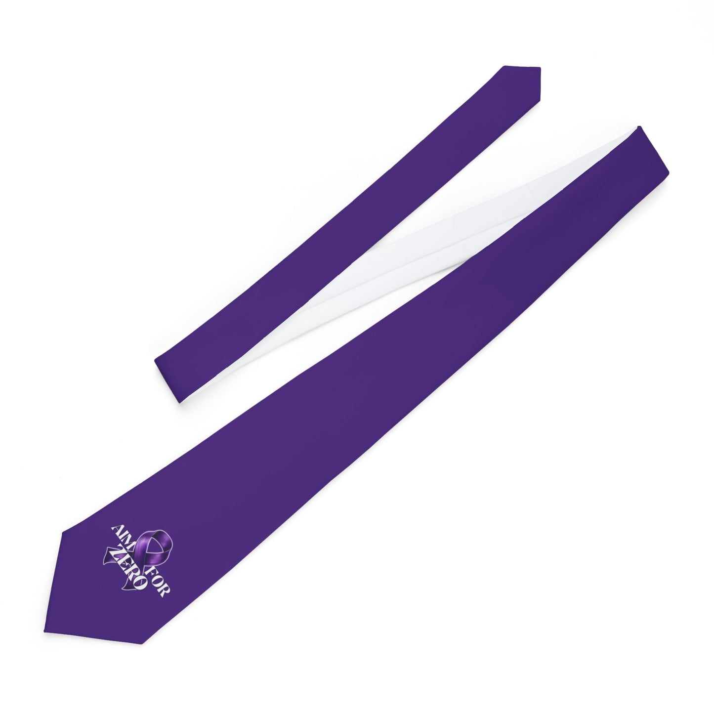 Aim for Zero Epilepsy Awareness Necktie