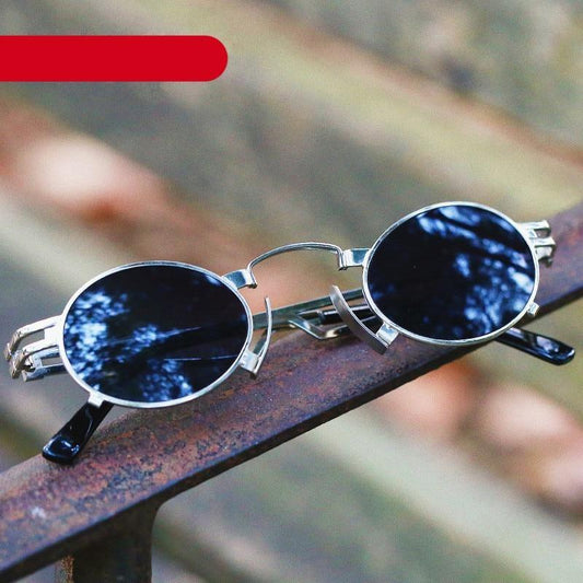 Anti Reflective Retro Eyeglasses Metal Oval Shape  Sunglasses For Women & Men Retro Design  Sun Glasses For Unisex New Colorful Frames New Popular Design