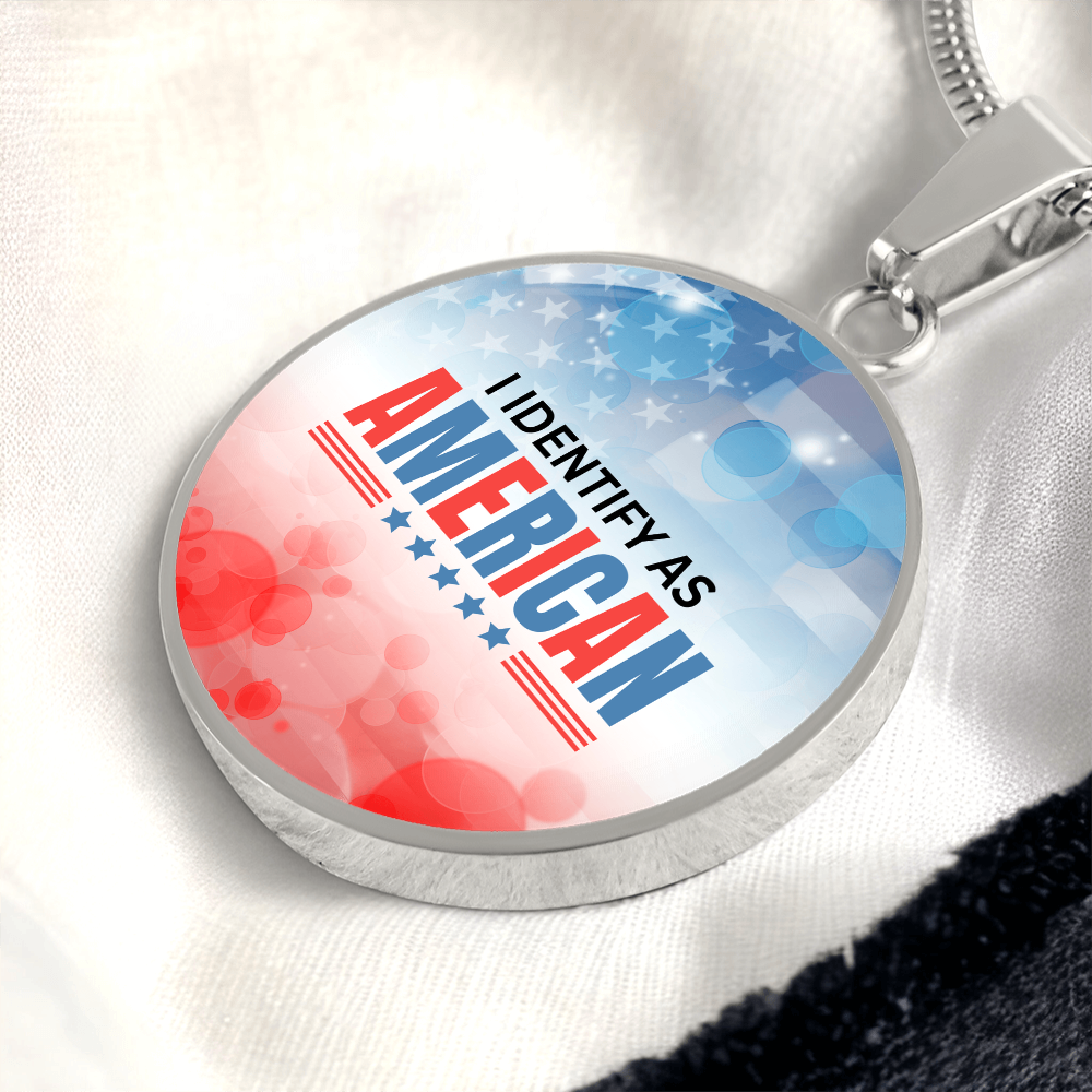 I Identify as American Necklace