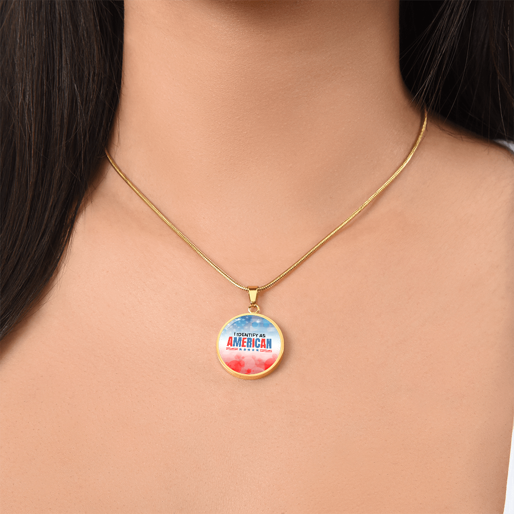 I Identify as American Necklace