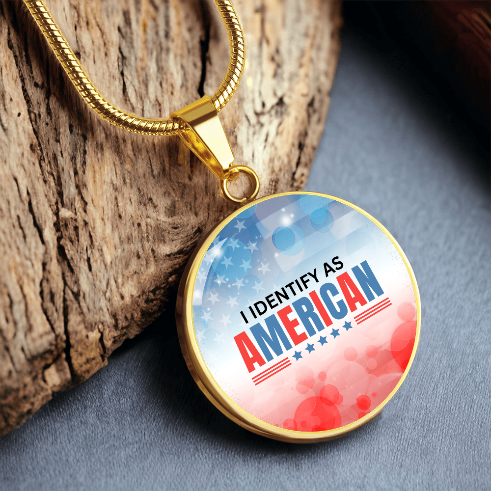 I Identify as American Necklace