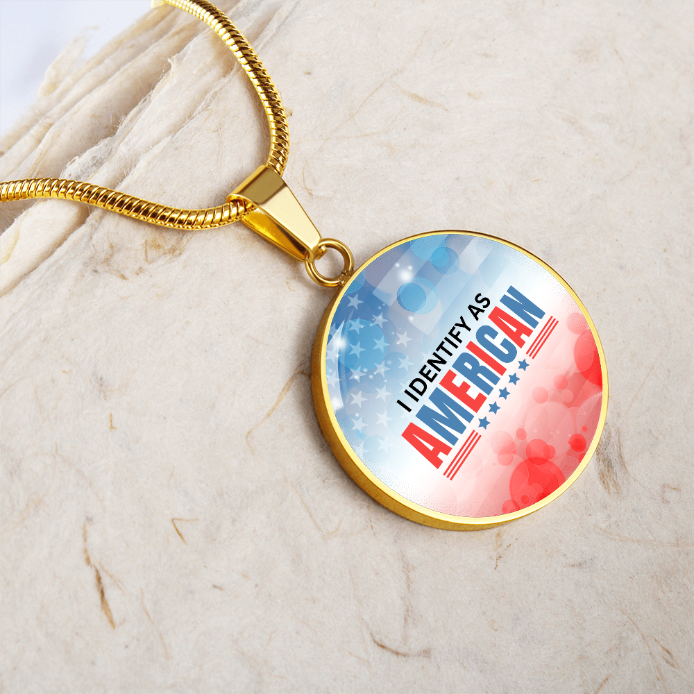 I Identify as American Necklace