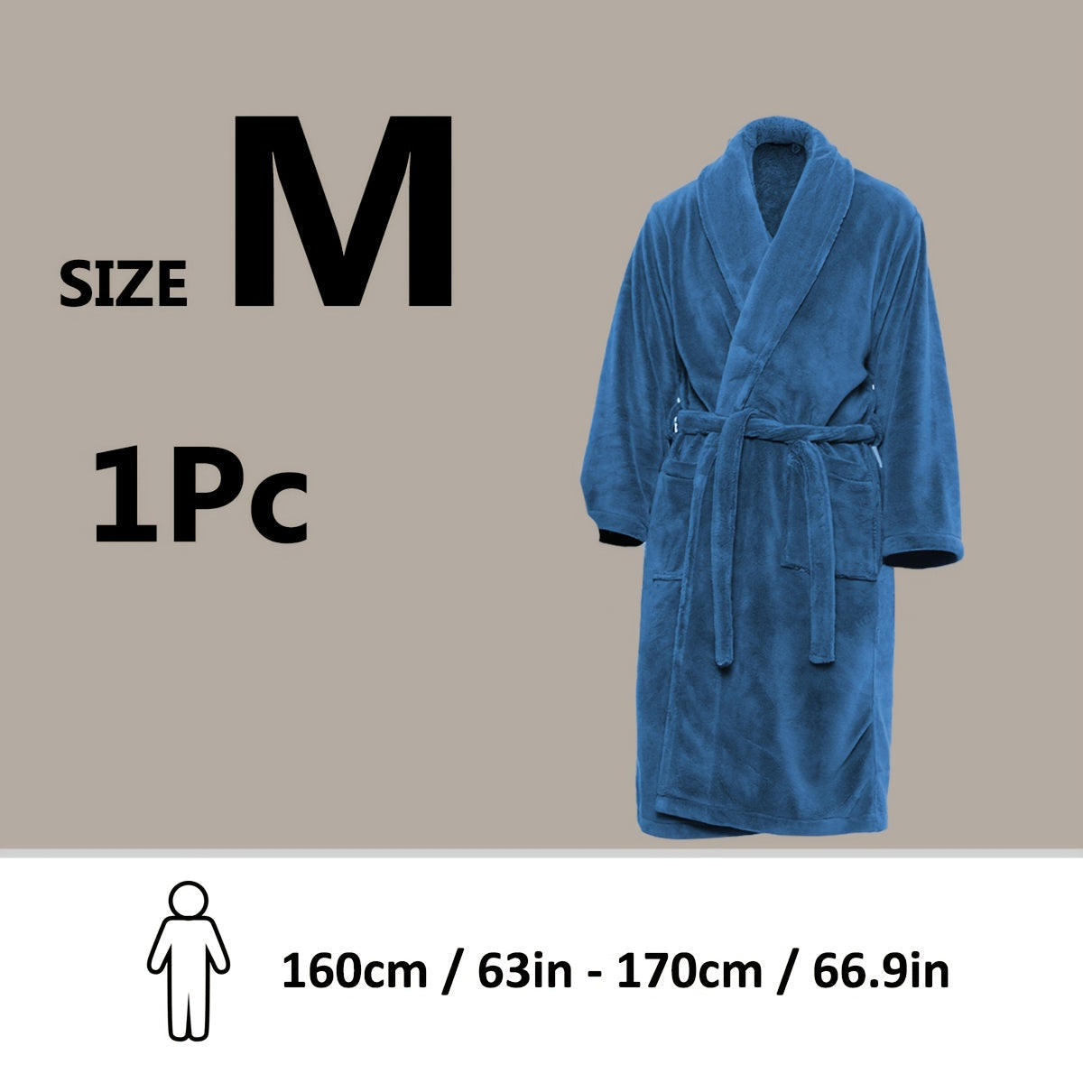 Unisex Extra Warm Coral Fleece Bathrobe Mens and Women Adult Robes for Your Bathroom Bath Towel Bedroom Shawl Collar Robes, Valentines gift for lovers