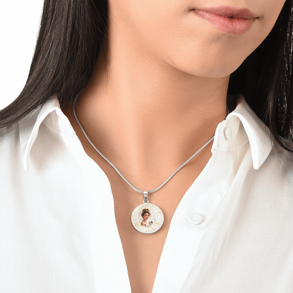 Beautiful Cat Lady Pendant Necklace